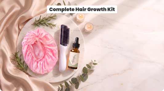 Cavero Complete Hair Growth Kit — Oil + Massager + Bonnet